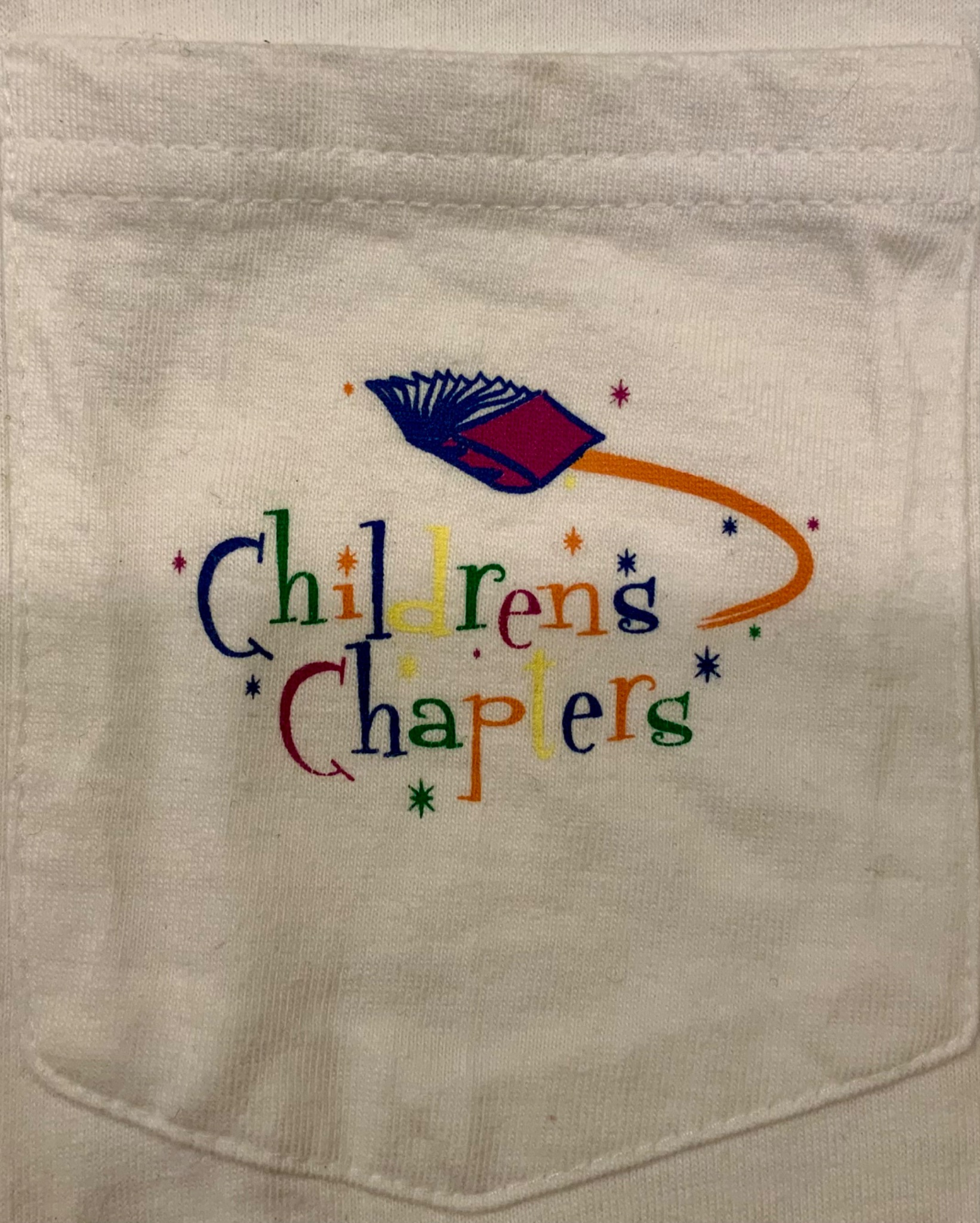 Children's Chapters color logo embroidered on fabric